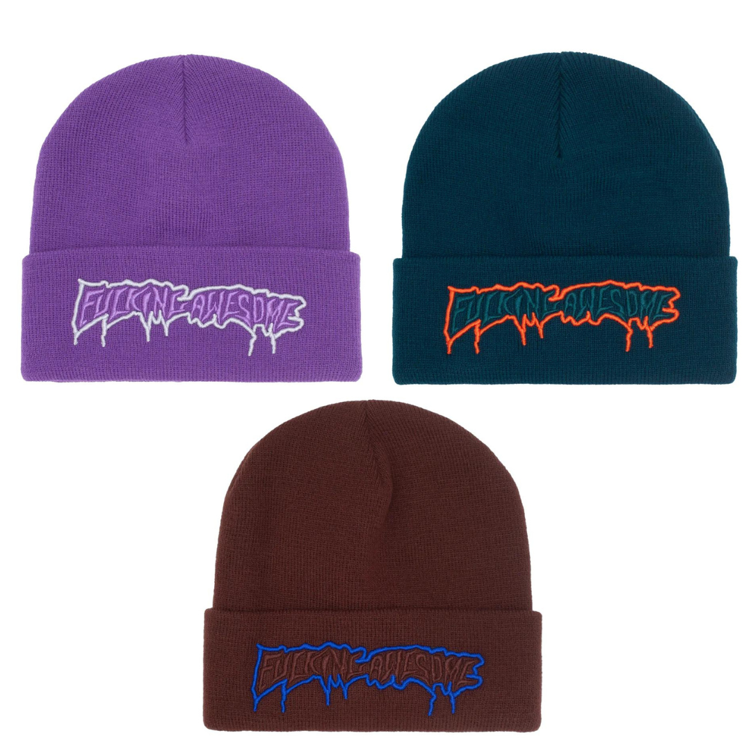 Fucking Awesome Running Logo Cuff Beanie